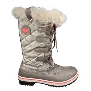 Sorel Women’s Tofino Brown Lined Winter Boots Size US 8
